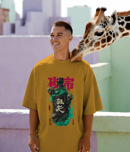 UNIQUE DESIGN OVERSIZED T-SHIRT