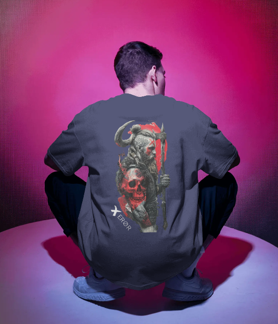 ANCIENT GLITCH WARRIOR OVERSIZED T-SHIRT
