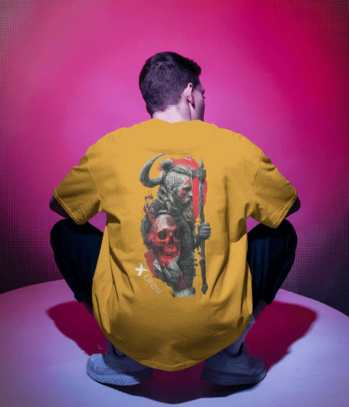 ANCIENT GLITCH WARRIOR OVERSIZED T-SHIRT