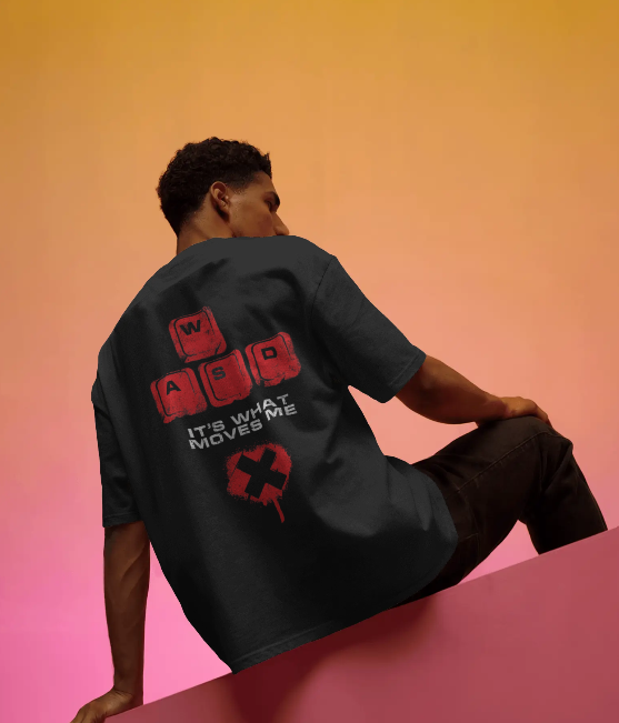 WASD DIRECTIONAL OVERSIZED T-SHIRT