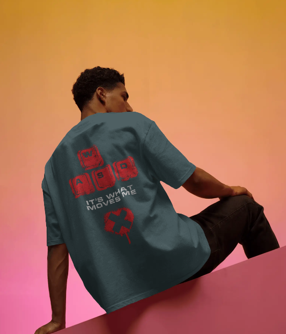 WASD DIRECTIONAL OVERSIZED T-SHIRT