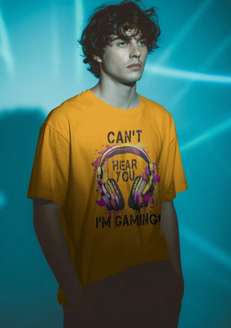 THE GAMER'S FREQUENCY OVERSIZED T-SHIRT