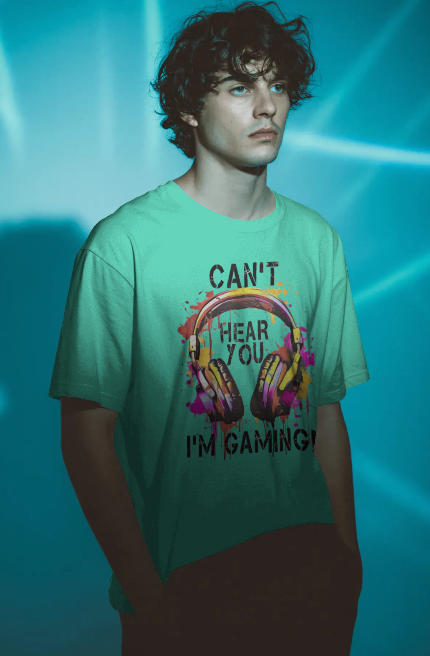 THE GAMER'S FREQUENCY OVERSIZED T-SHIRT