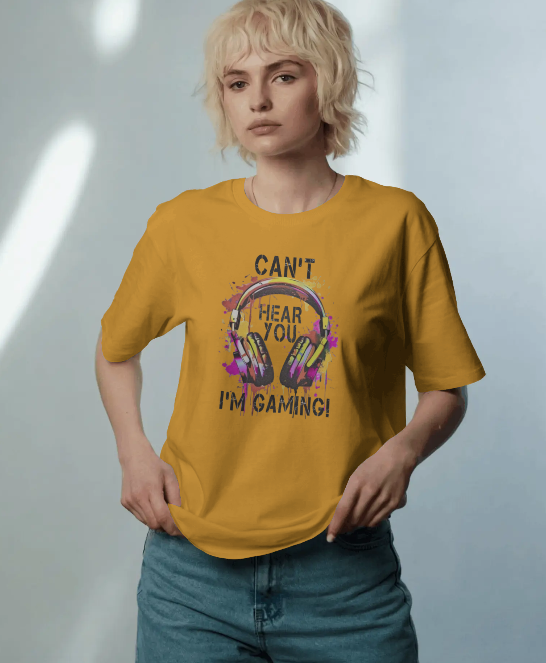 THE GAMER'S FREQUENCY OVERSIZED T-SHIRT