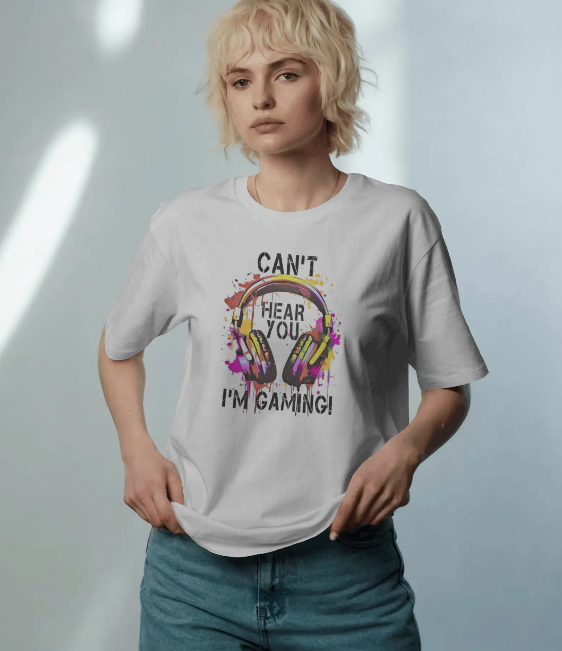 THE GAMER'S FREQUENCY OVERSIZED T-SHIRT
